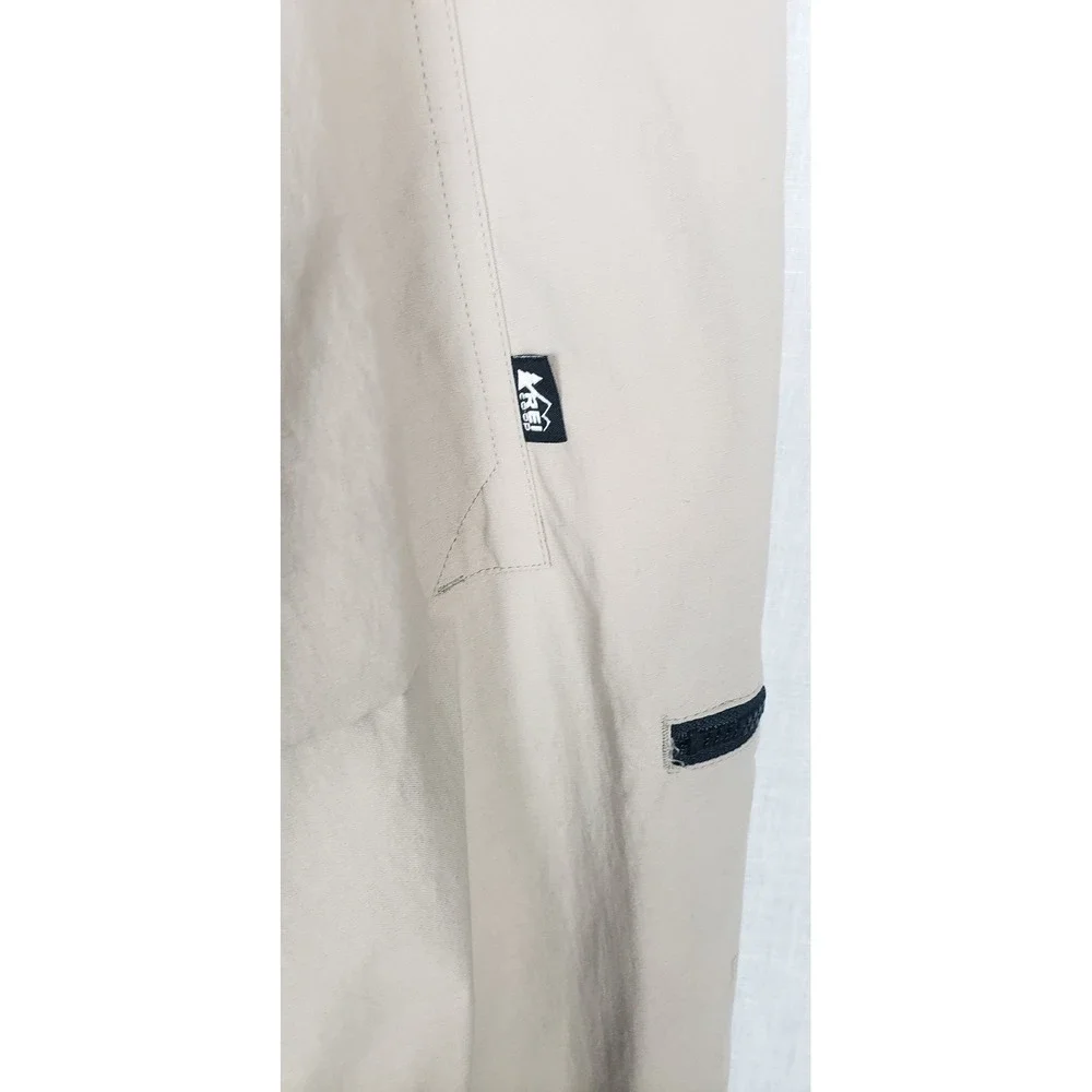 REI‎ Co Op Mens 40x32L Tan Lightweight Trail Ready Outdoor Pants UPF 50 Gorpcore